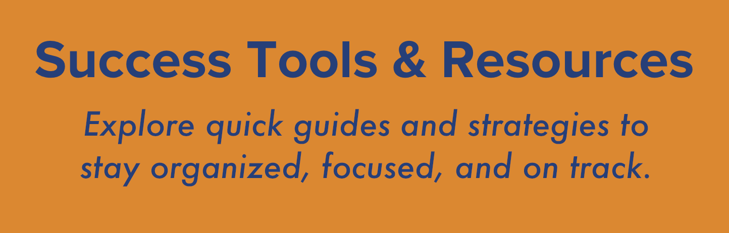 Success Tools and Resources.