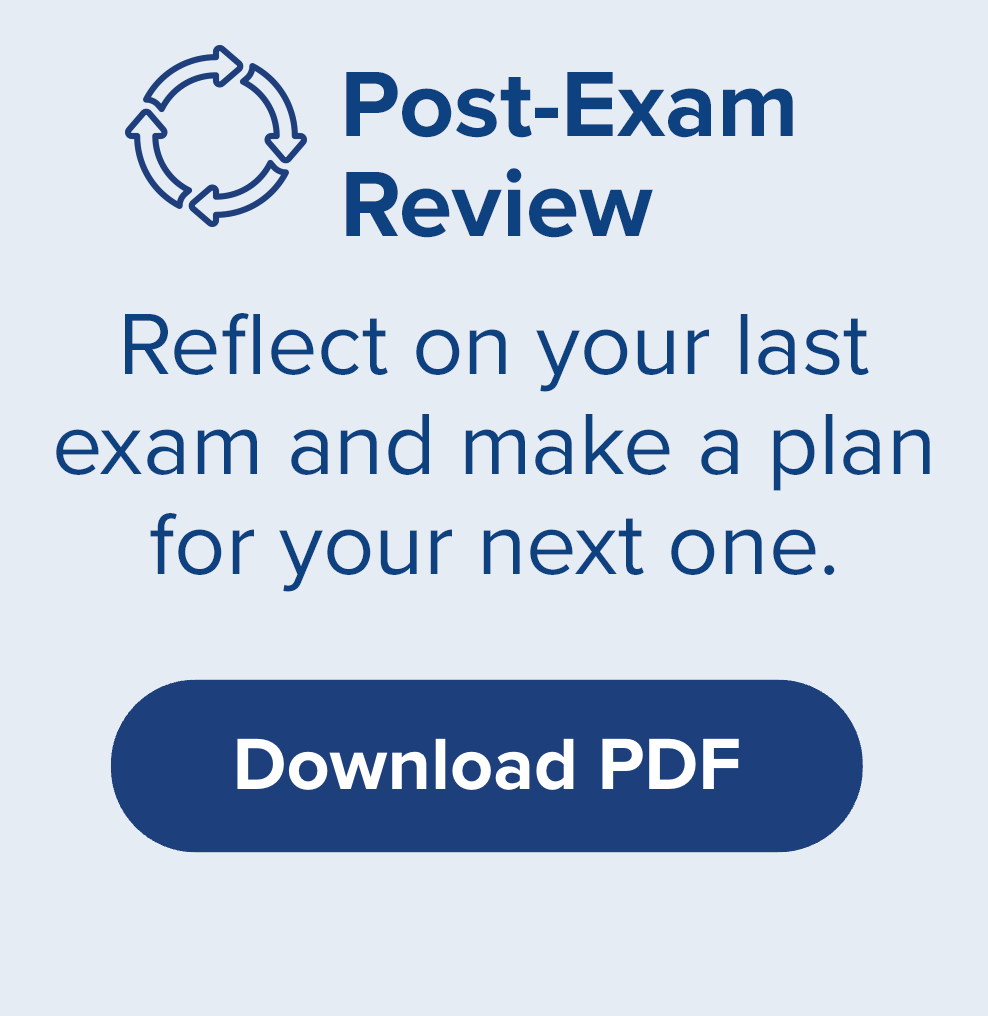 Post-Exam Review - Digital