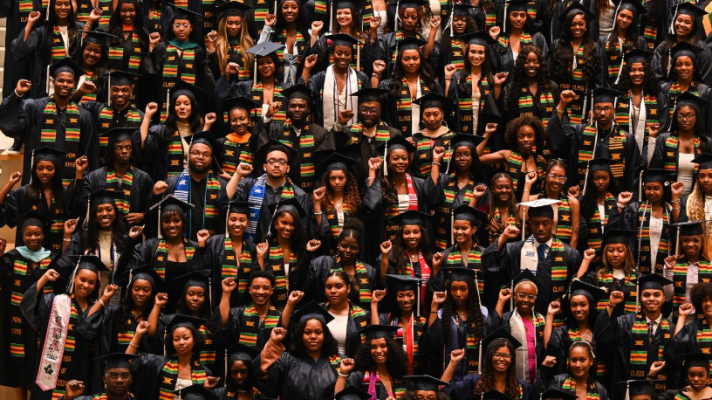 Black graduation ceremony